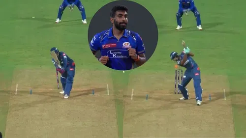 Jasprit Bumrah Castles Abdul Samad Avesh Khan