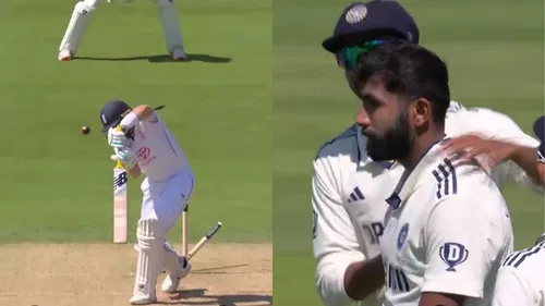 Jasprit Bumrah Castles Joe Root