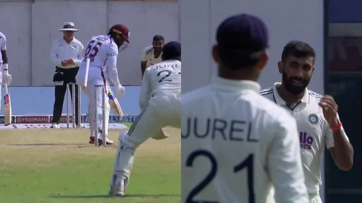 Jasprit Bumrah Castles Jomel Warrican 1