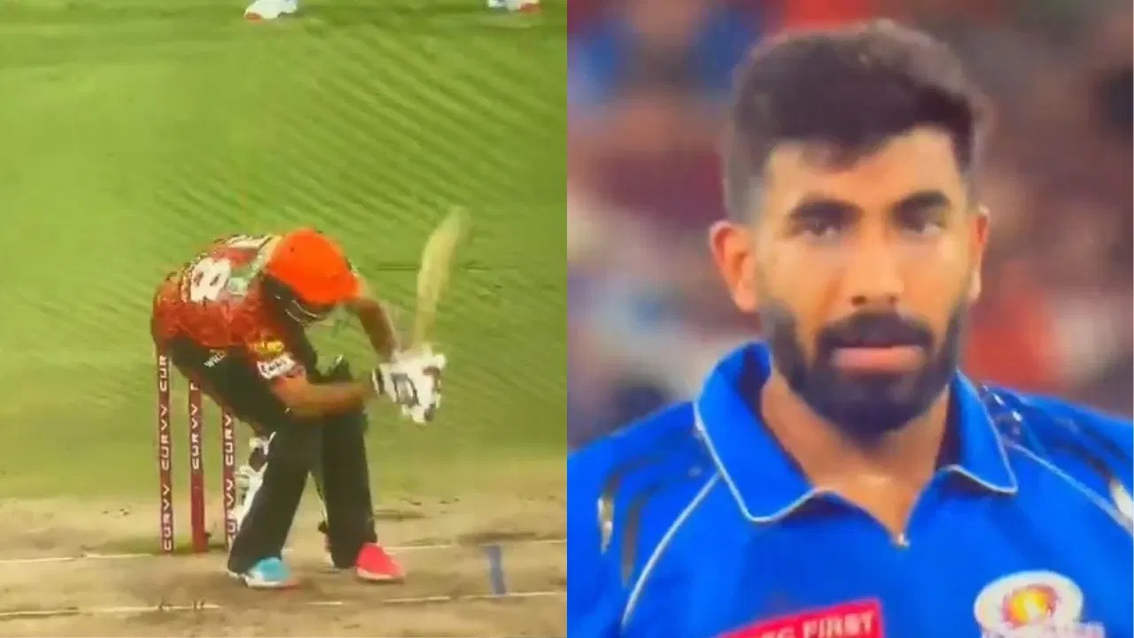 Jasprit Bumrah Hits Abhinav Manohar