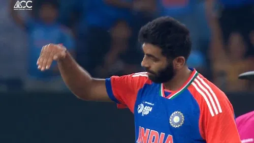 Jasprit Bumrahs Celebration After Dismissing Haris Rauf