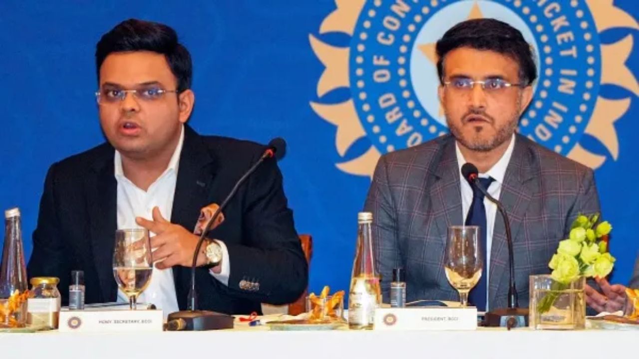 Jay Shah And Sourav Ganguly