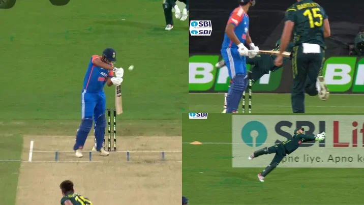 Josh Inglis Catch Shivam Dube Wicket