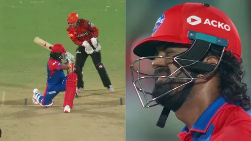 KL Rahul Bowled By Zeeshan Ansari