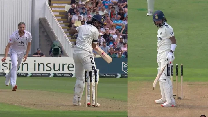 KL Rahul Castled By Chris Woakes