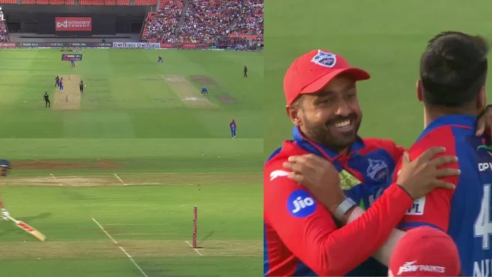 Karun Nair Runs Out Shubman Gill
