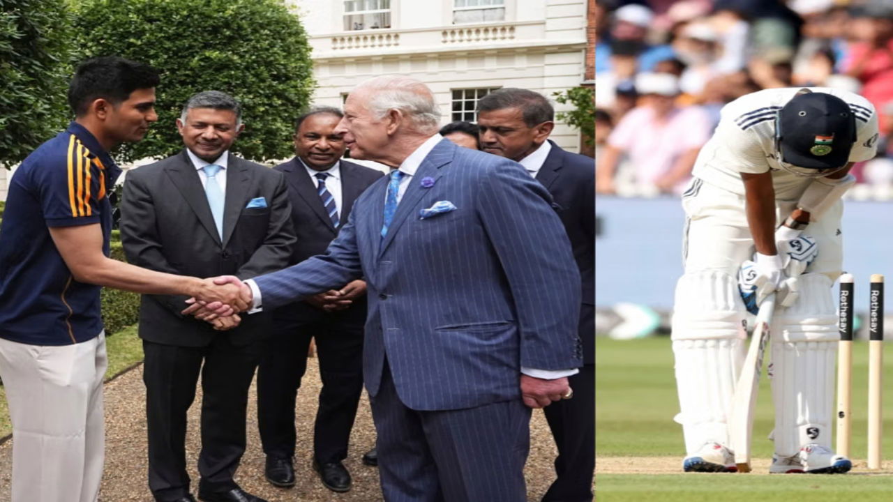 King Charles meets Shubman Gill