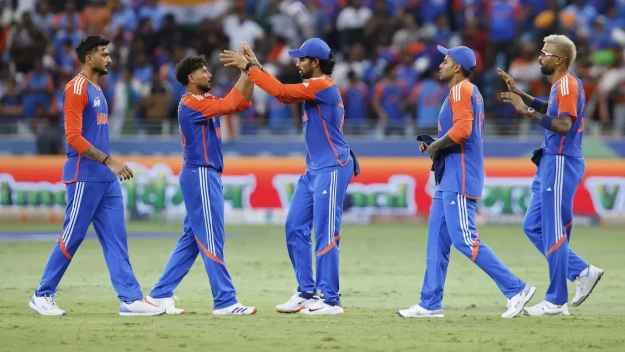 Kuldeep Yadav Axar Patel Hardik Pandya Suryakumar Yadav Tilak Varma