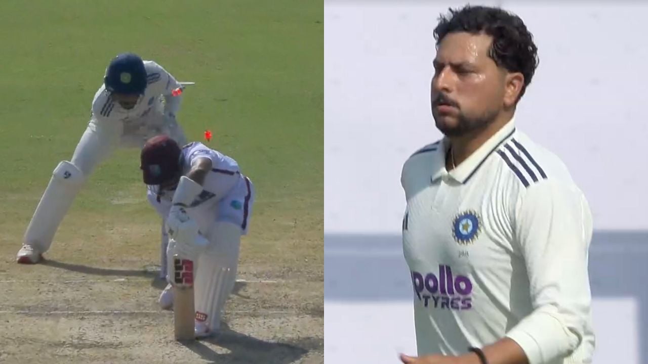 Kuldeep Yadav Bamboozles Shai Hope