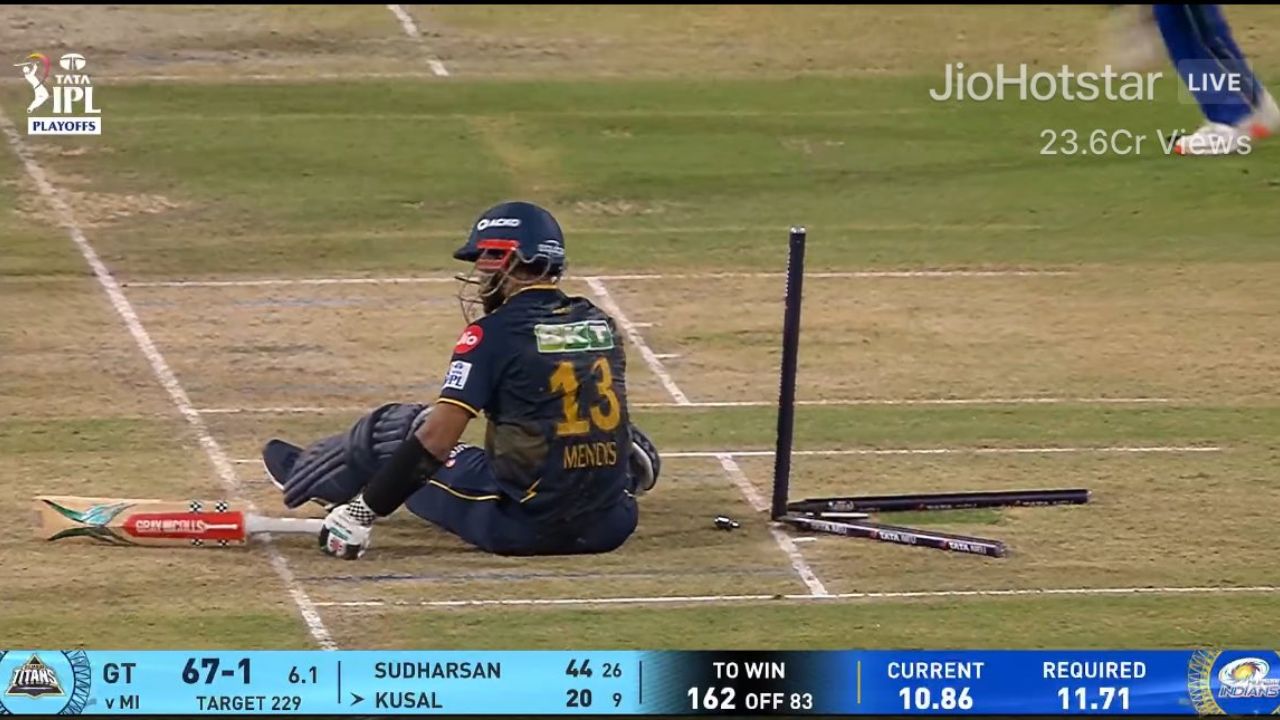 Kusal Mendis Hit Wicket
