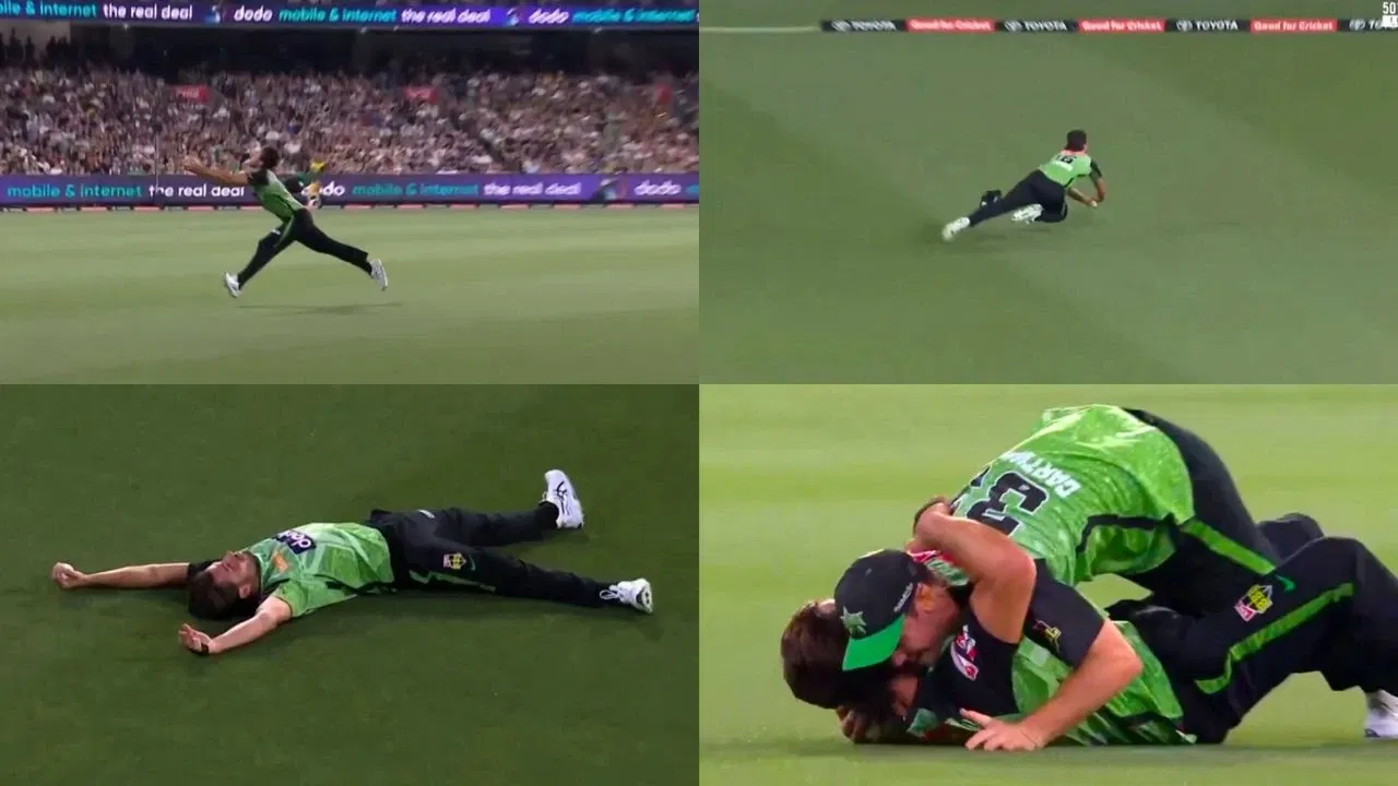 MARCUS STOINIS That Is A Sensational Catch At The MCG