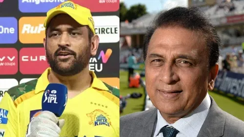 MS DHoni Sunil Gavaskar