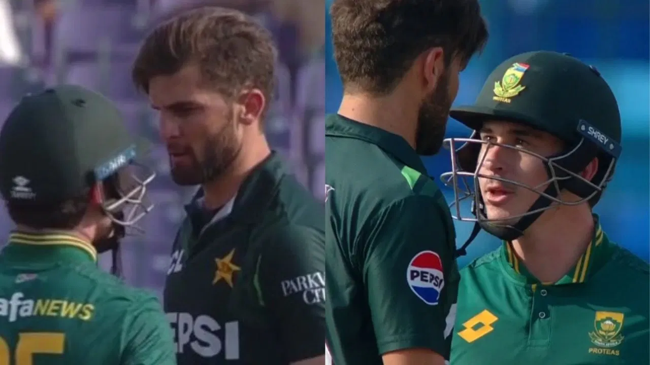 Matthew Breetzke And Shaheen Afridi Had A Brief Altercation