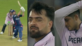 Mitchell Marsh Hits Rashid Khan