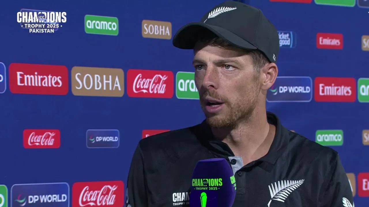 Mitchell Santner Post Match