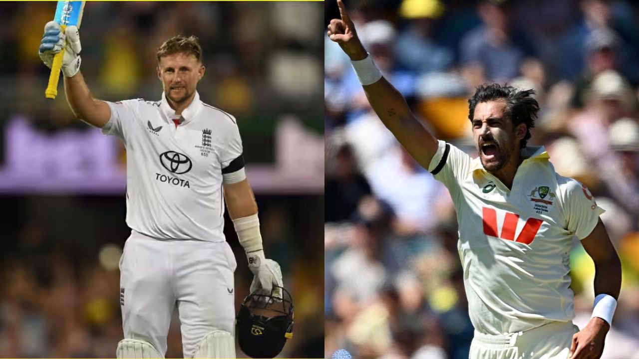 Mitchell Starc And Joe Root