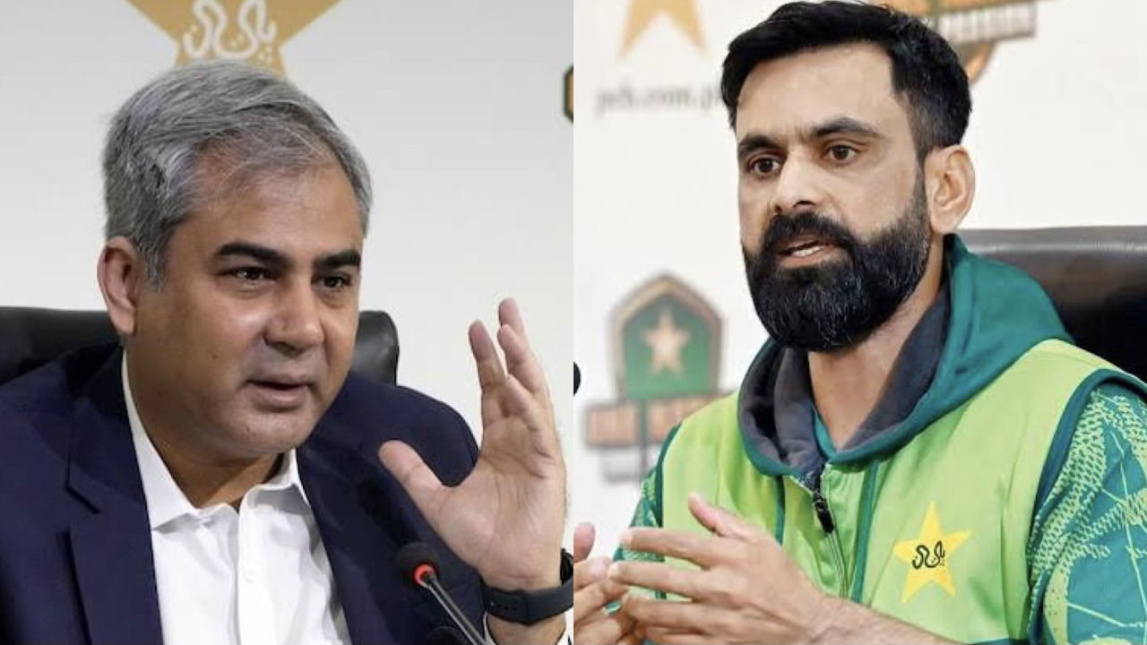 Pakistan, Mohammad Hafeez And Moshin Naqvi