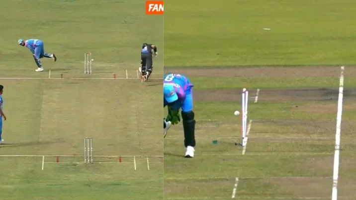 Mohammad Mithun Ran Soumya Sarkar Out With A No Look Throw