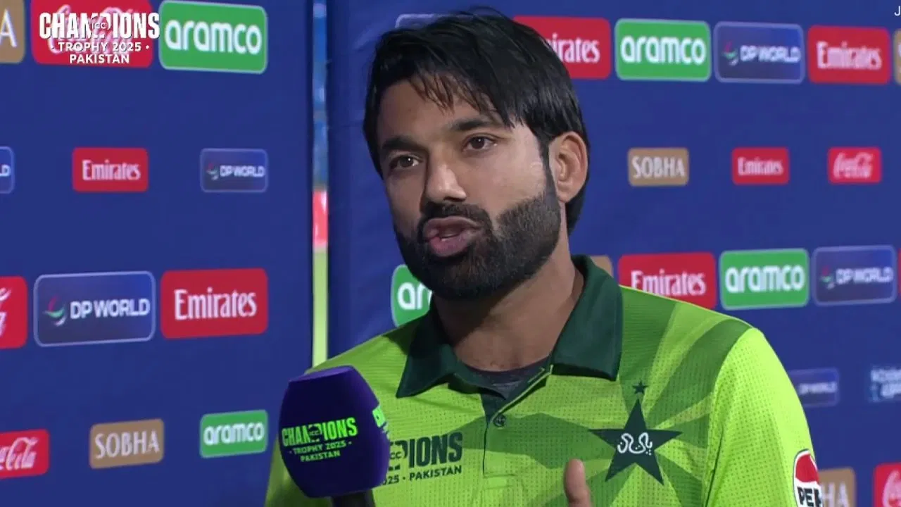 Mohammad Rizwan Post Match