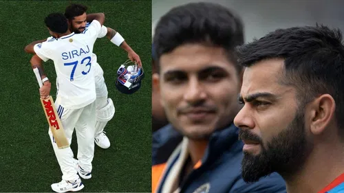 Mohammed Siraj Shubman Gill Virat Kohli
