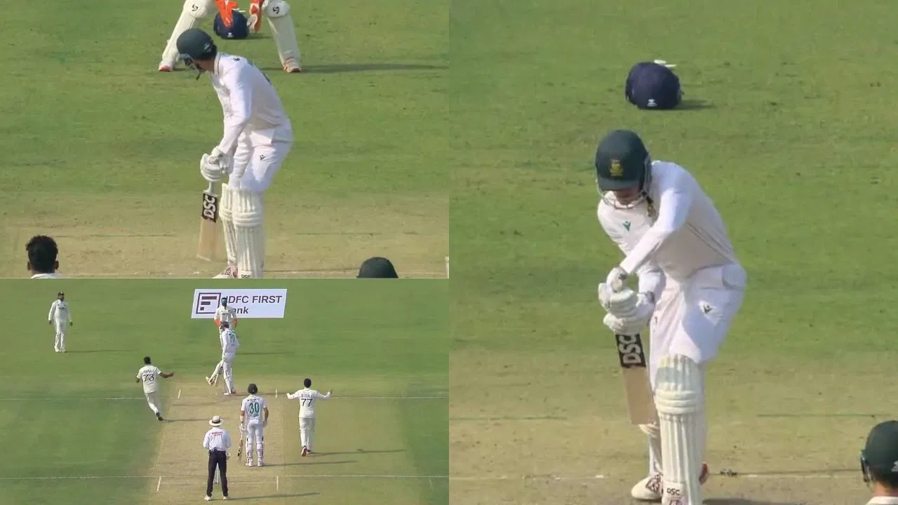 Mohammed Siraj Bamboozles Marco Jansen Moments After He Kicks Ball Away To Avoid Dismissal In Kolkata