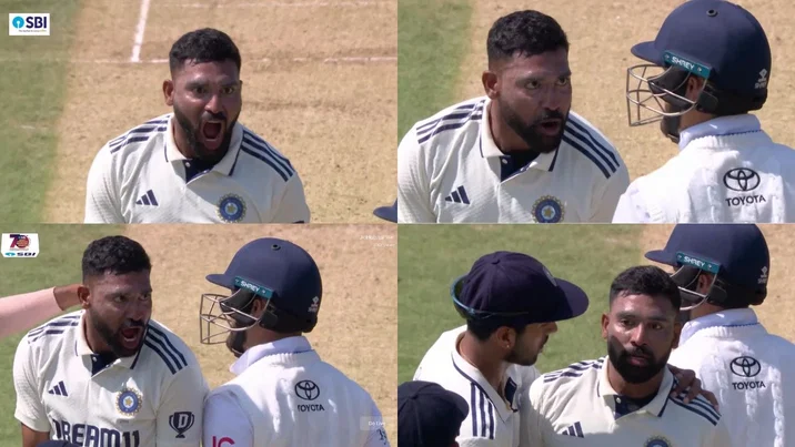 Mohammed Siraj Send Off To Ben Duckett