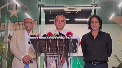 Mohsin Naqvi Najam Sethi And Ramiz Raja