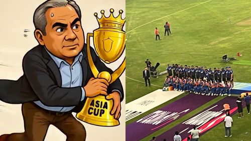 Mohsin Naqvi Runs Away With Asia Cup Trophy After India Beat Pakistan