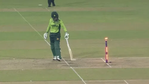 Muneeba Ali Got Run Out