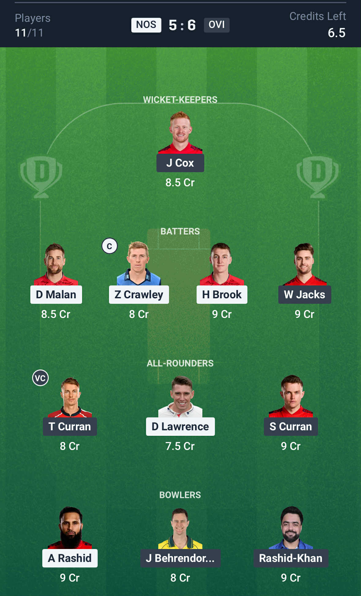 NOS vs OVI Dream11 Prediction