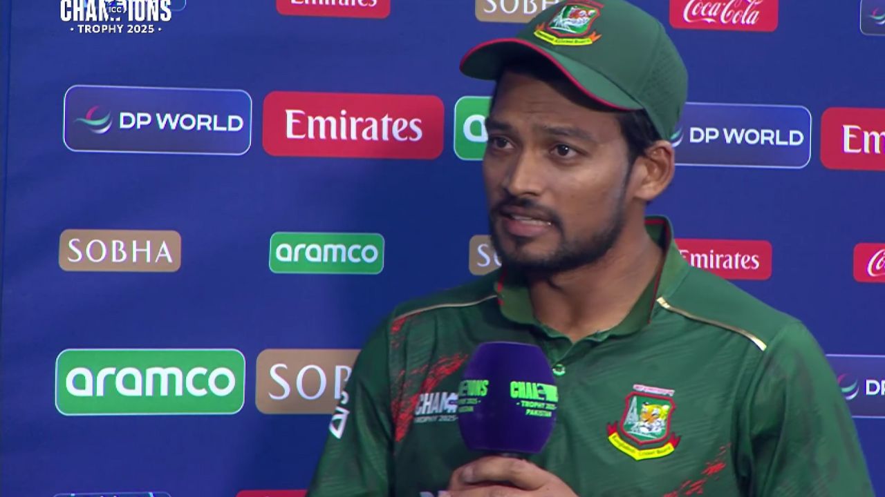 Najmul Hossain Shanto Post Match