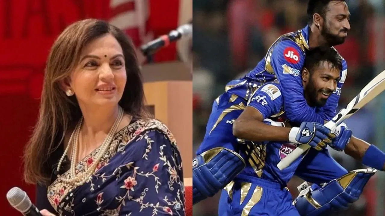 Nita Ambani Hardik Pandya Krunal Pandya