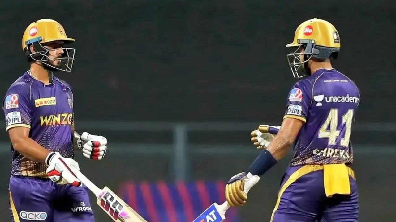 Nitish Rana Shreyas Iyer