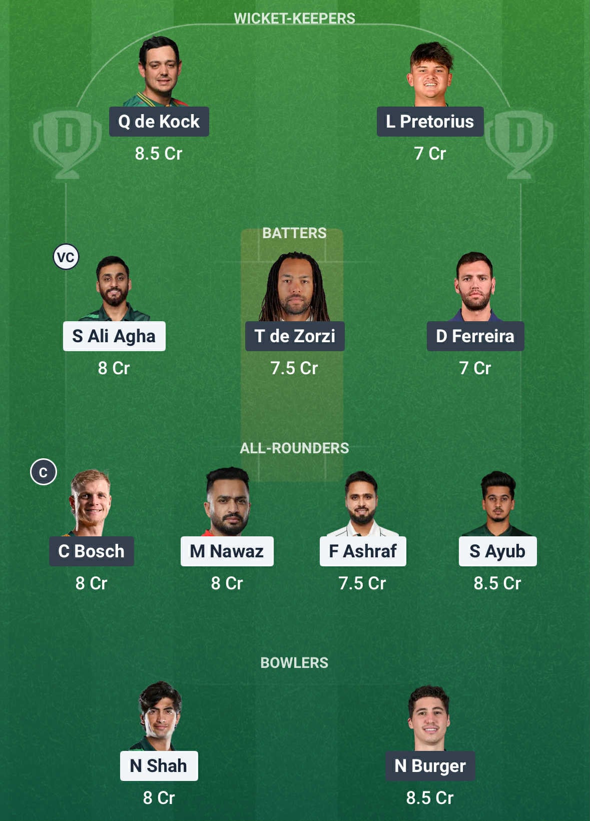 PAK Vs SA Dream11 Prediction1
