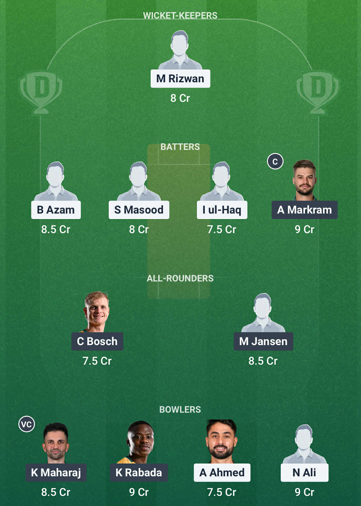 PAK vs SA Dream11 Prediction
