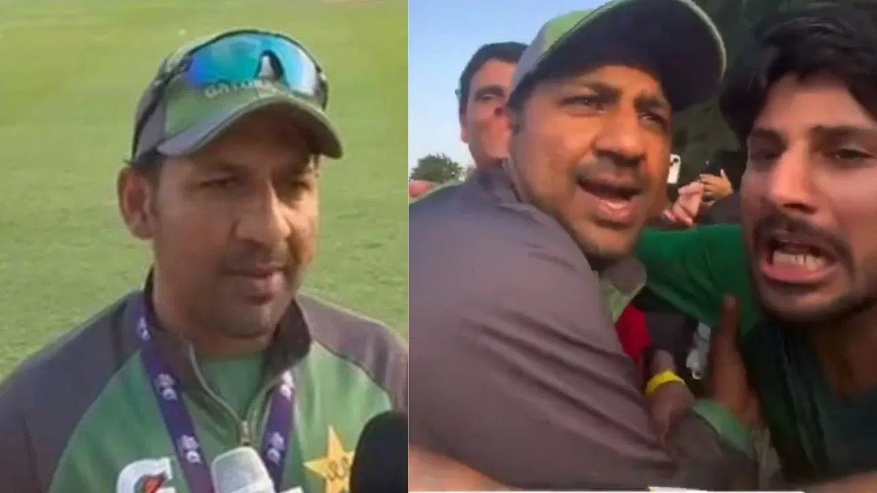 Pakistan Fan Manhandles Sarfaraz Ahmed After U19 Asia Cup Final Win Vs India Threatens Mohsin Naqvi