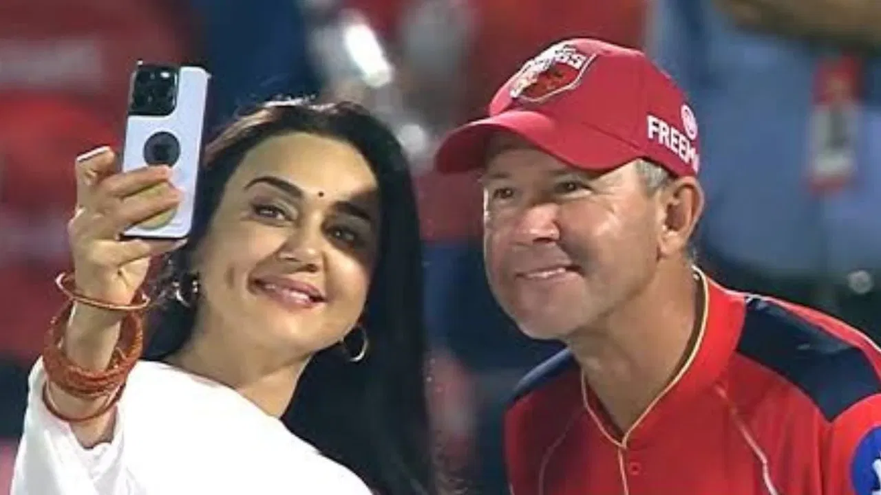 Preity Zinta Ricky Ponting