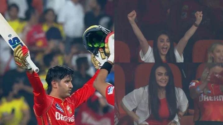 Preity Zinta Reaction To Priyansh Arya