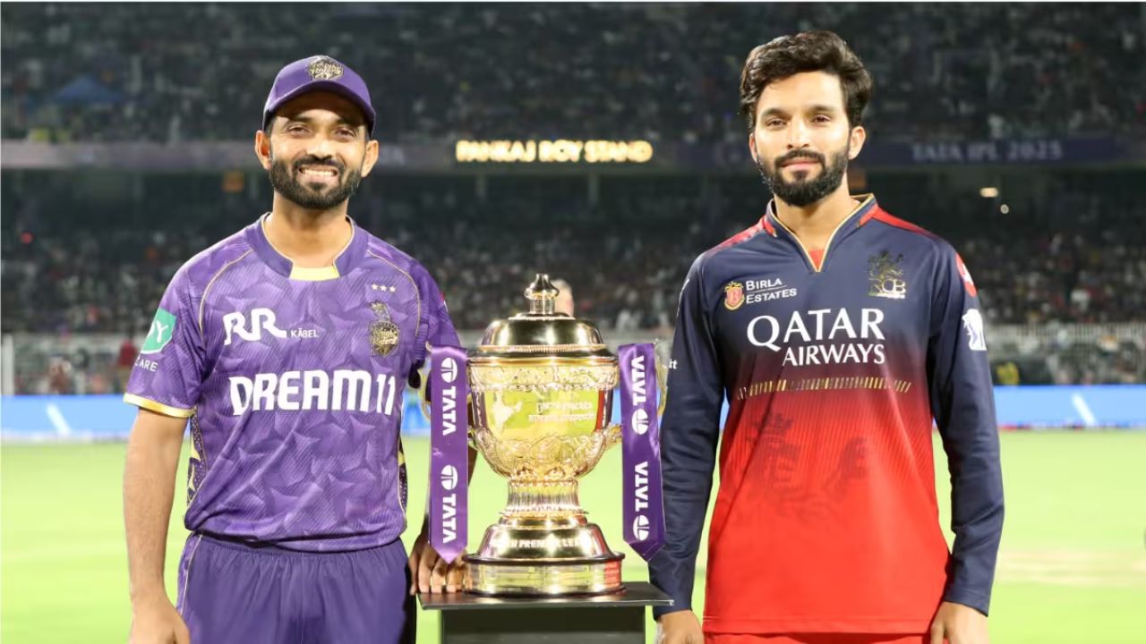 RCB Vs KKR IPL 2025 Ajinkya Rahane Rajat Patidar