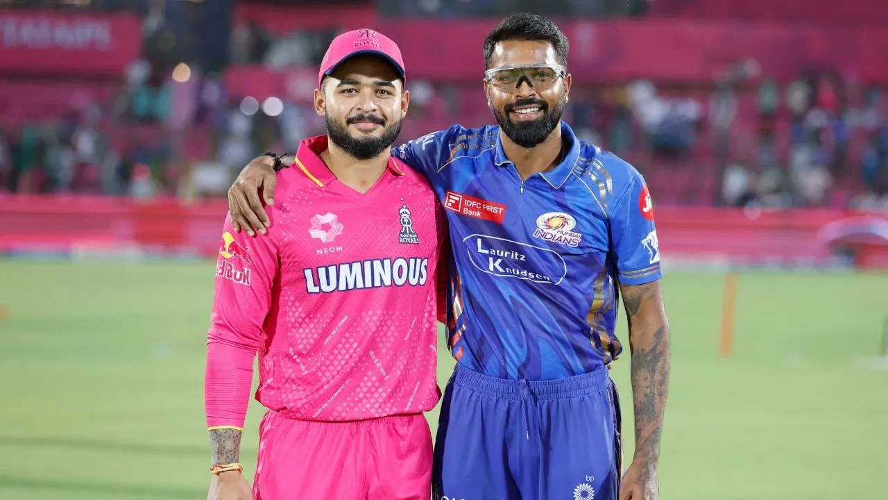 Rajasthan Royals RR Vs MI Riyan Parag Hardik Pandya