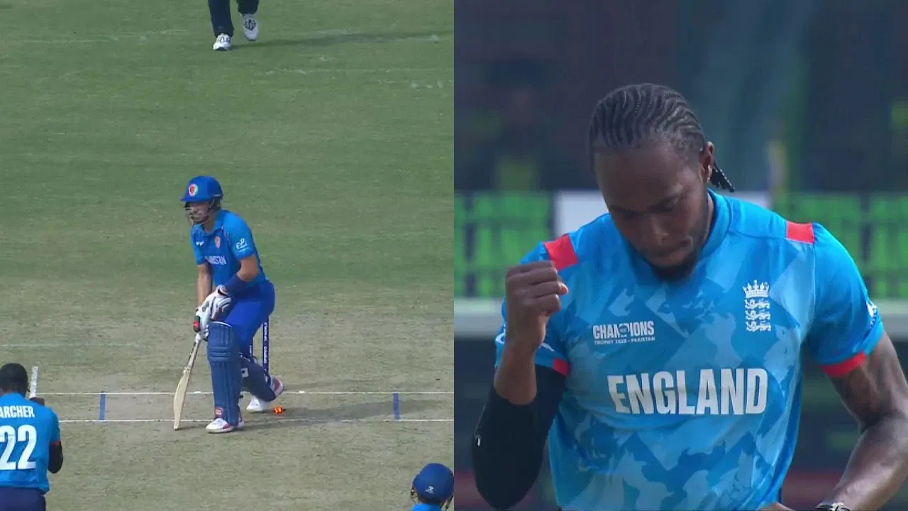 Rahmanullah Gurbaz Dismissed By Jofra Archer