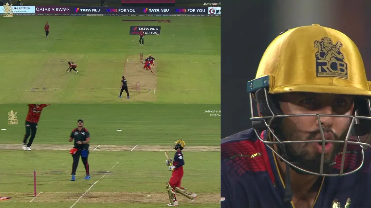 Watch: Rajat Patidar run out after near collision with Jitesh Sharma as Eshan Malinga produces stunning effort