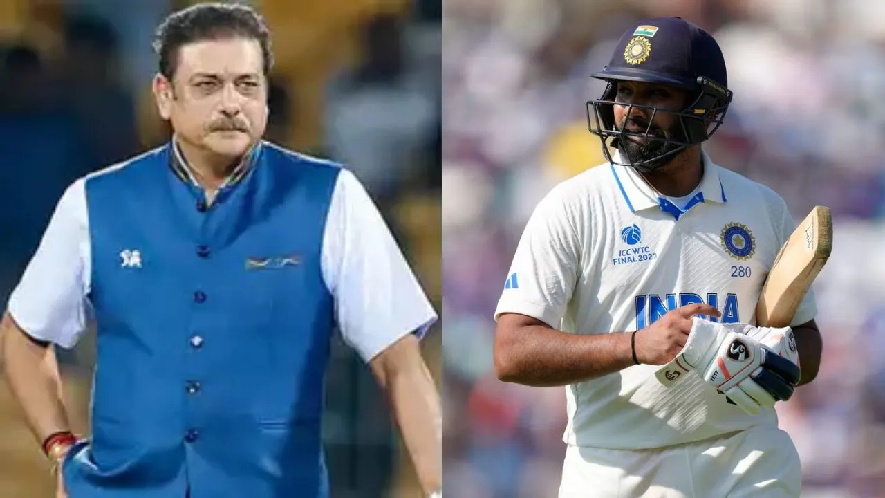 Ravi Shastri And Rohit Sharma