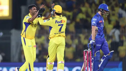 Ravichandran Ashwin MS Dhoni Celebration