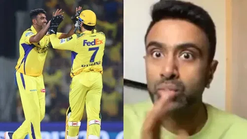 Ravichandran Ashwin And MS Dhoni