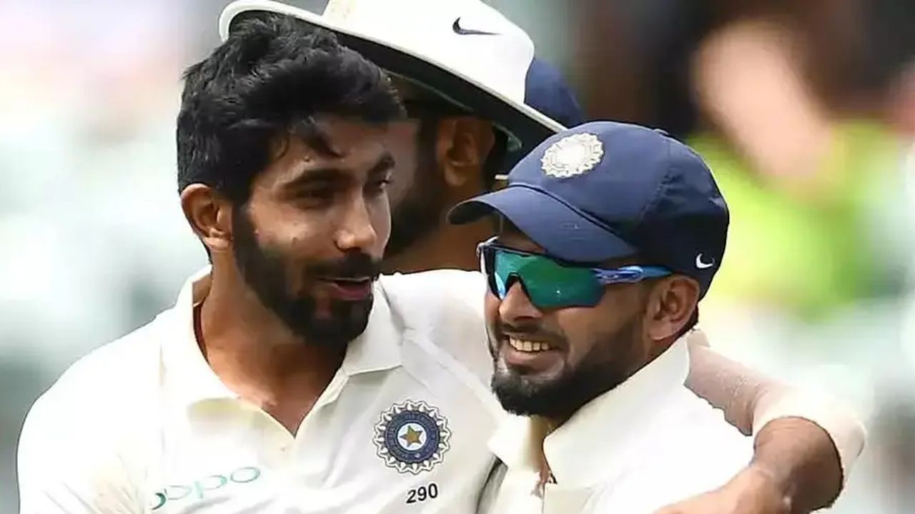 Rishabh Pant Jasprit Bumrah Test India