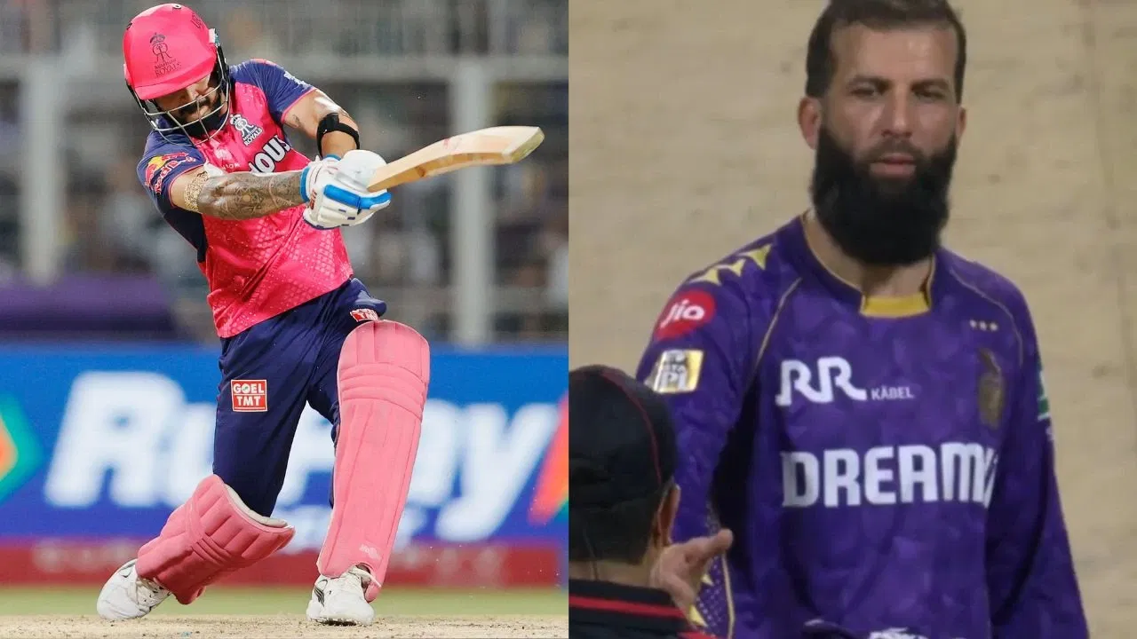 Riyan Parag Hits 6 Sixes In A Row In IPL 2025