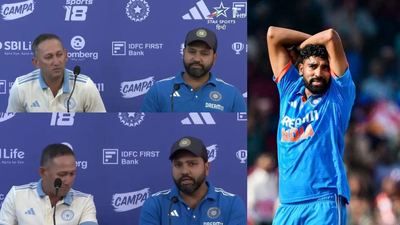 Rohit Sharma Ajit Agarkar Mohammed Siraj