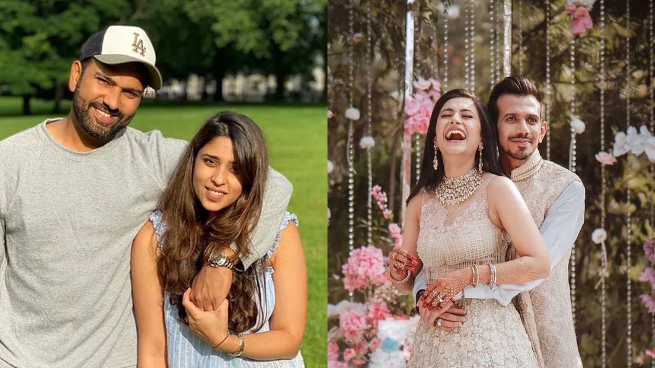 Rohit Sharma Ritika Sajdeh Yuzvendra Chahal Dhanashree Verma