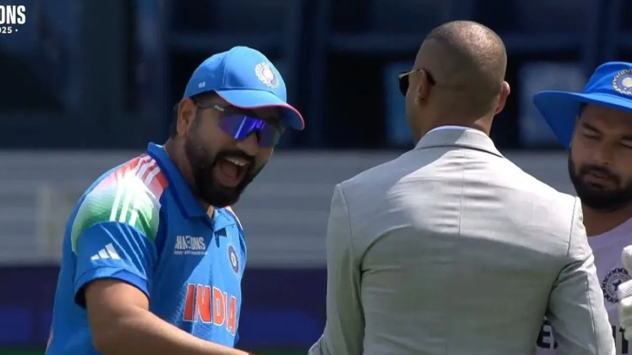 Rohit Sharma Shikhar Dhawan Heartwarming Moment